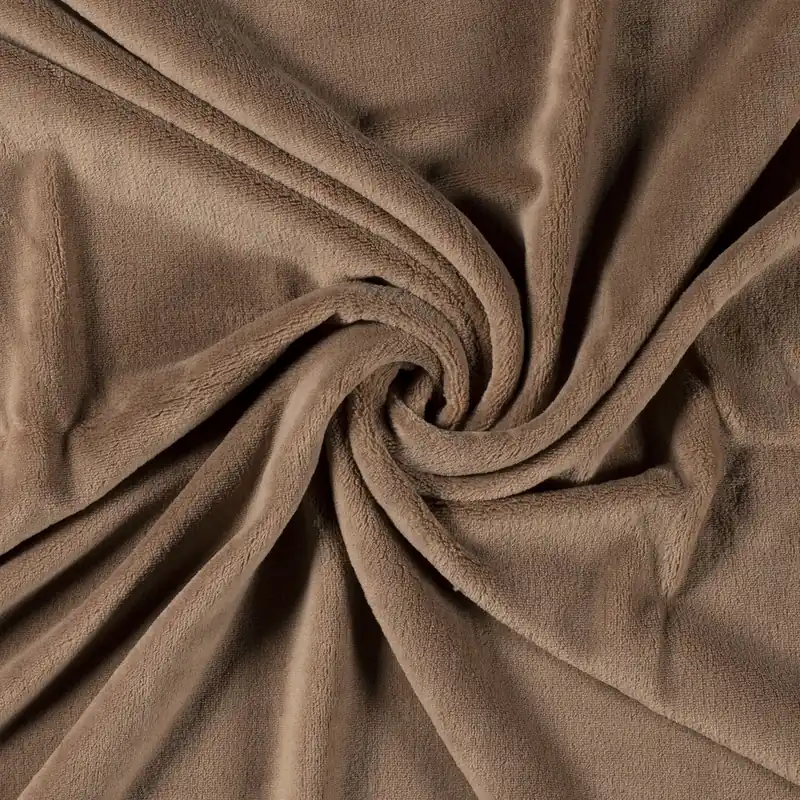 Weltweiter Versand Wellnessfleece uni kamel