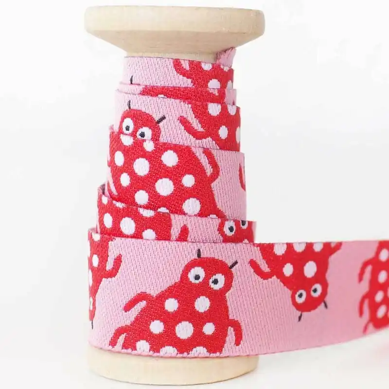 Farbenmix Webband „CANDYBUGS“ 15mm Direktkauf