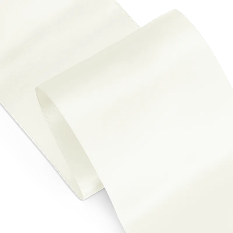 Preisreduziert Satinband 100 mm natur 5 m