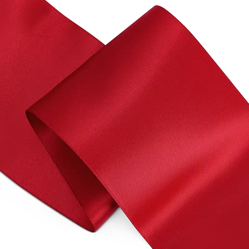 Satinband 100 mm rot 25 m Begrenztes Angebot