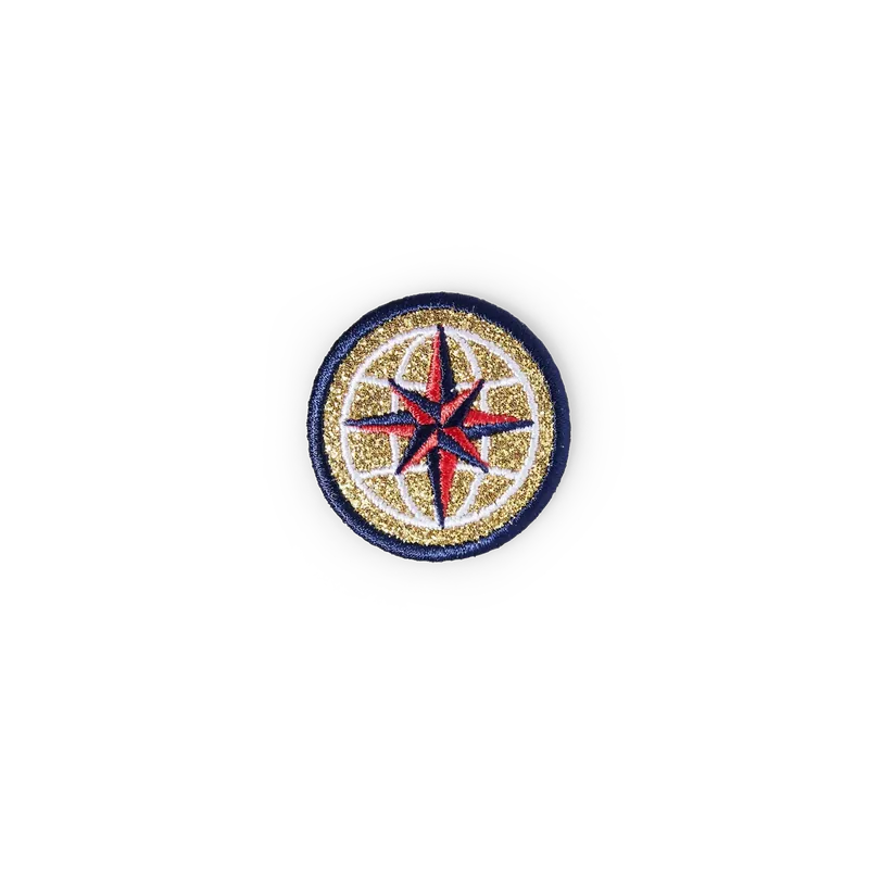 Billig Patch star 43mm gold